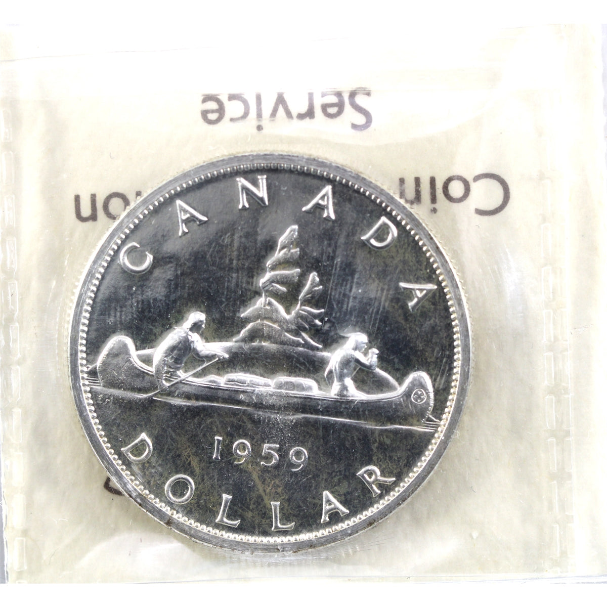 1959 Canada Dollar ICCS Certified PL65