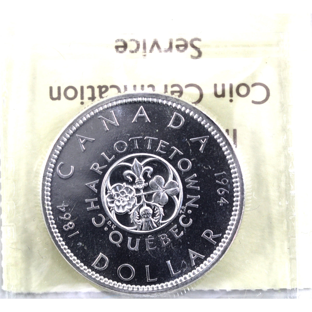 1964 Canada Dollar ICCS Certified PL65