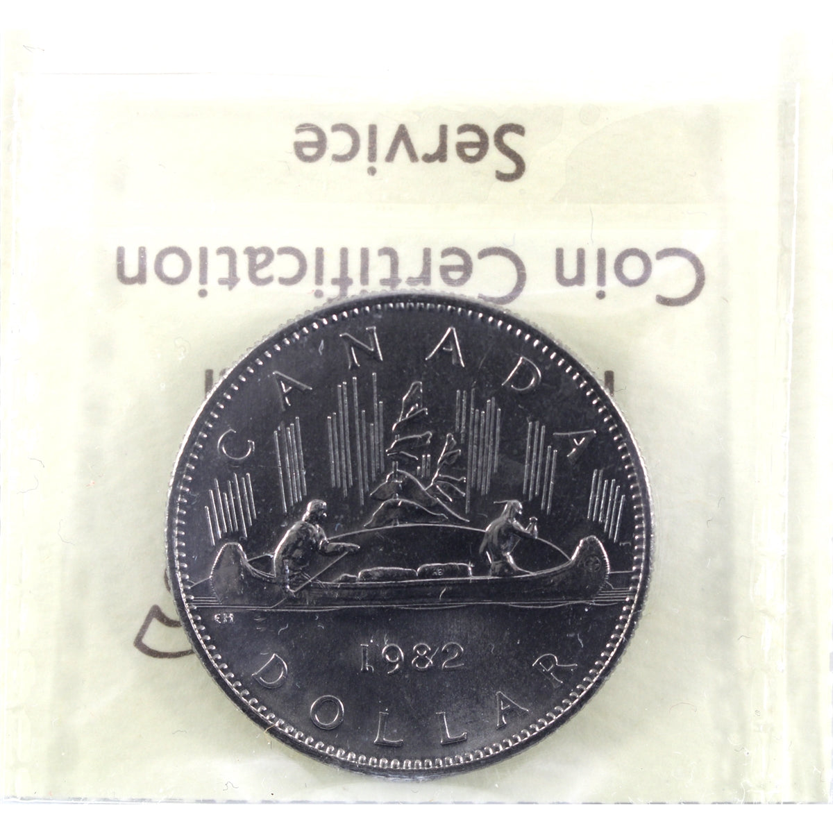 1982 Voyageur Canada Nickel Dollar ICCS Certified MS65