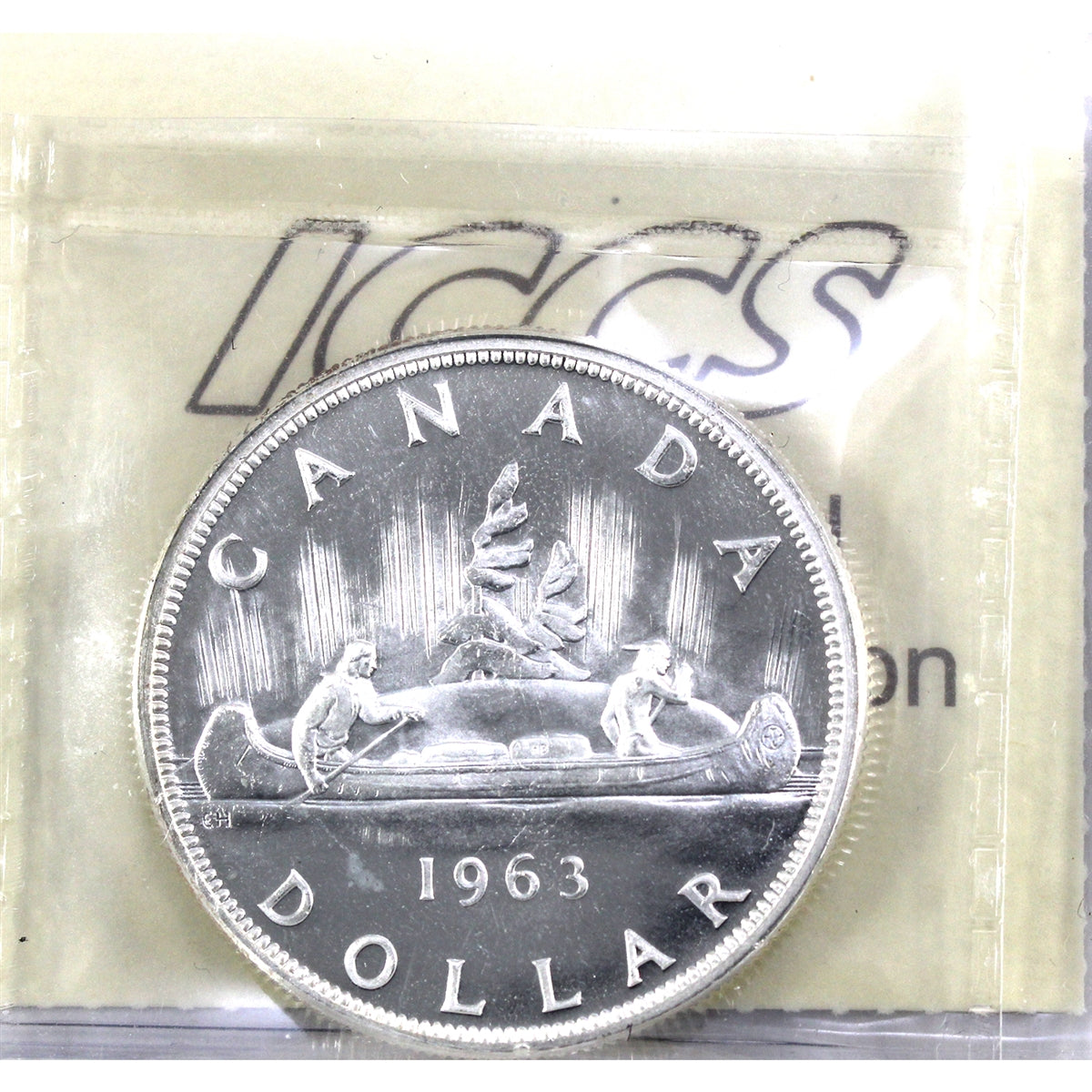 1963 Canada Dollar ICCS Certified PL66 Heavy Cameo