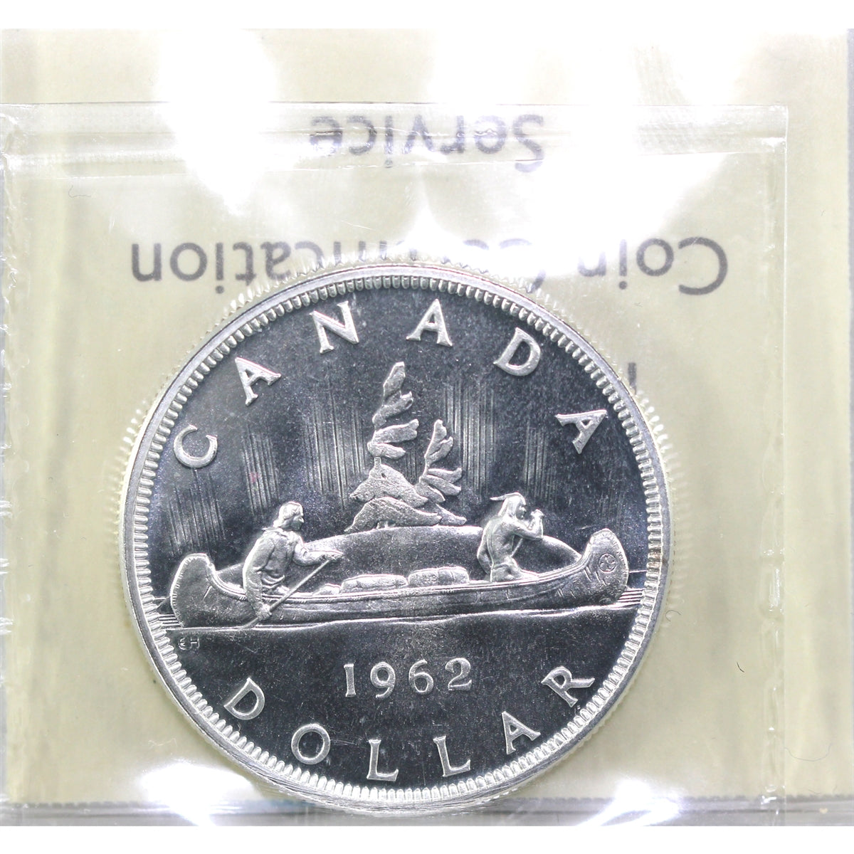 1962 Canada Dollar ICCS Certified PL65 Heavy Cameo