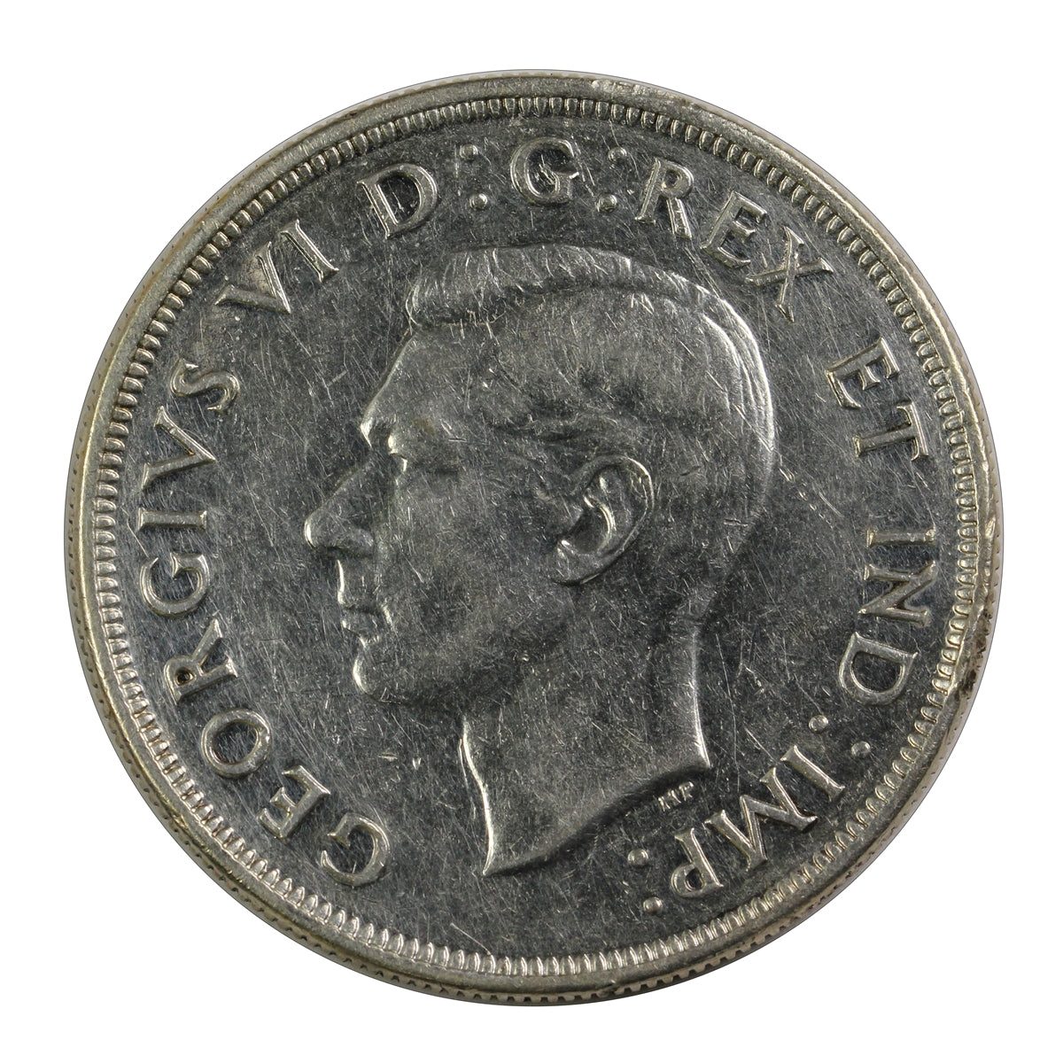 1947 Pointed 7 2 x HP Canada Dollar VF-EF (VF30) $