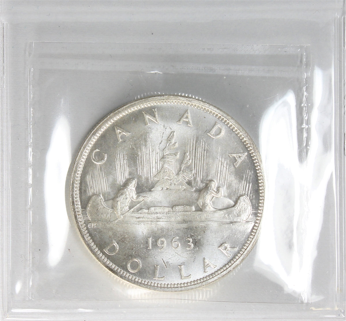 1963 Canada Dollar ICCS Certified MS64