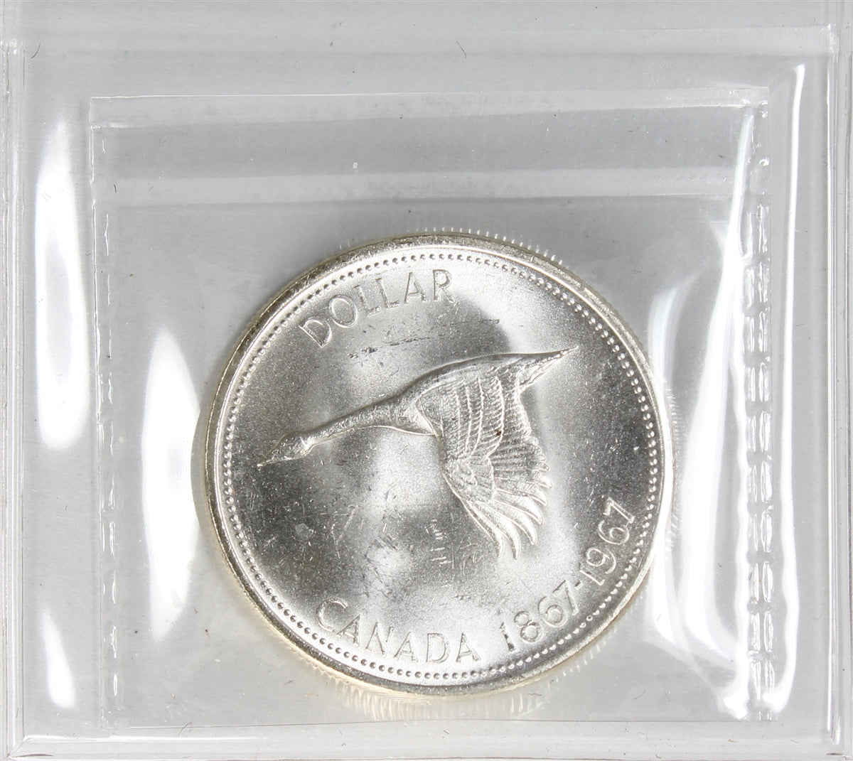 1967 Canada Dollar ICCS Certified MS65