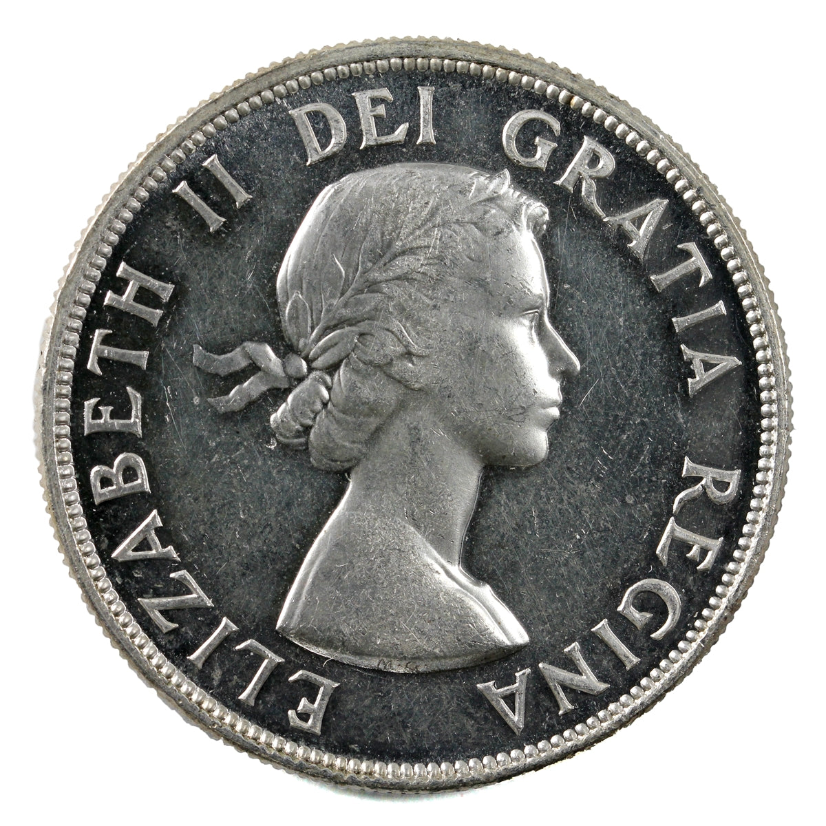 1953 NSS Canada Dollar AU-UNC Cameo (AU55)