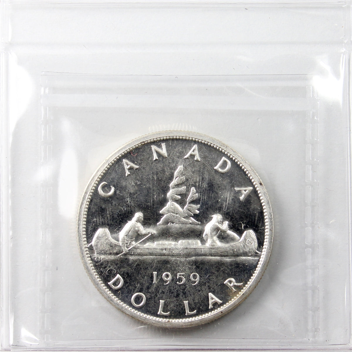 1959 Canada Dollar ICCS Certified PL64