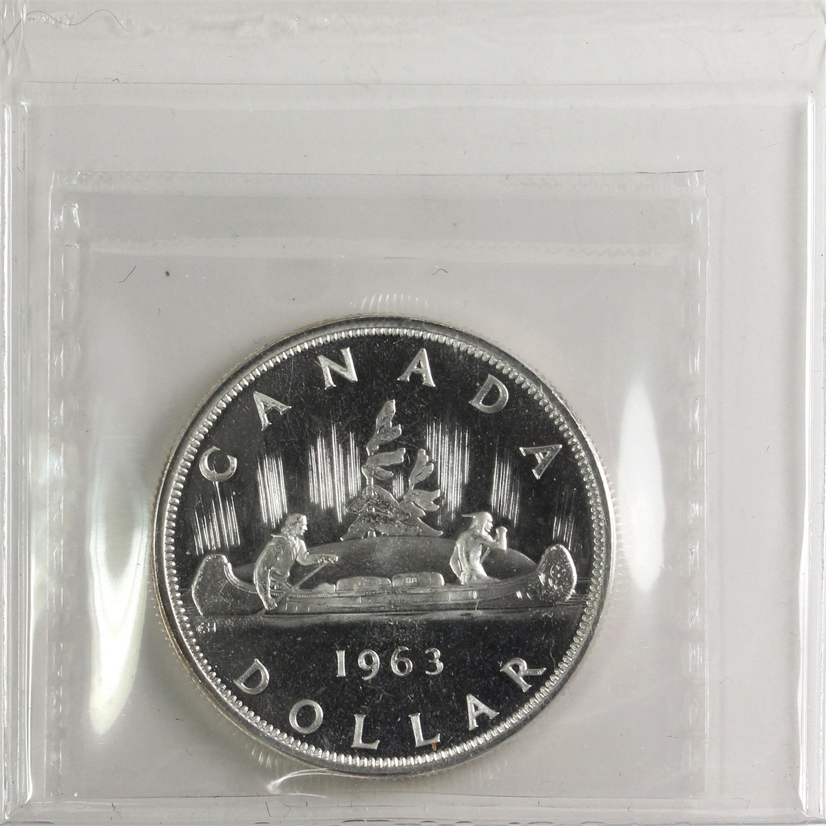 1963 Canada Dollar ICCS Certified PL65 Cameo