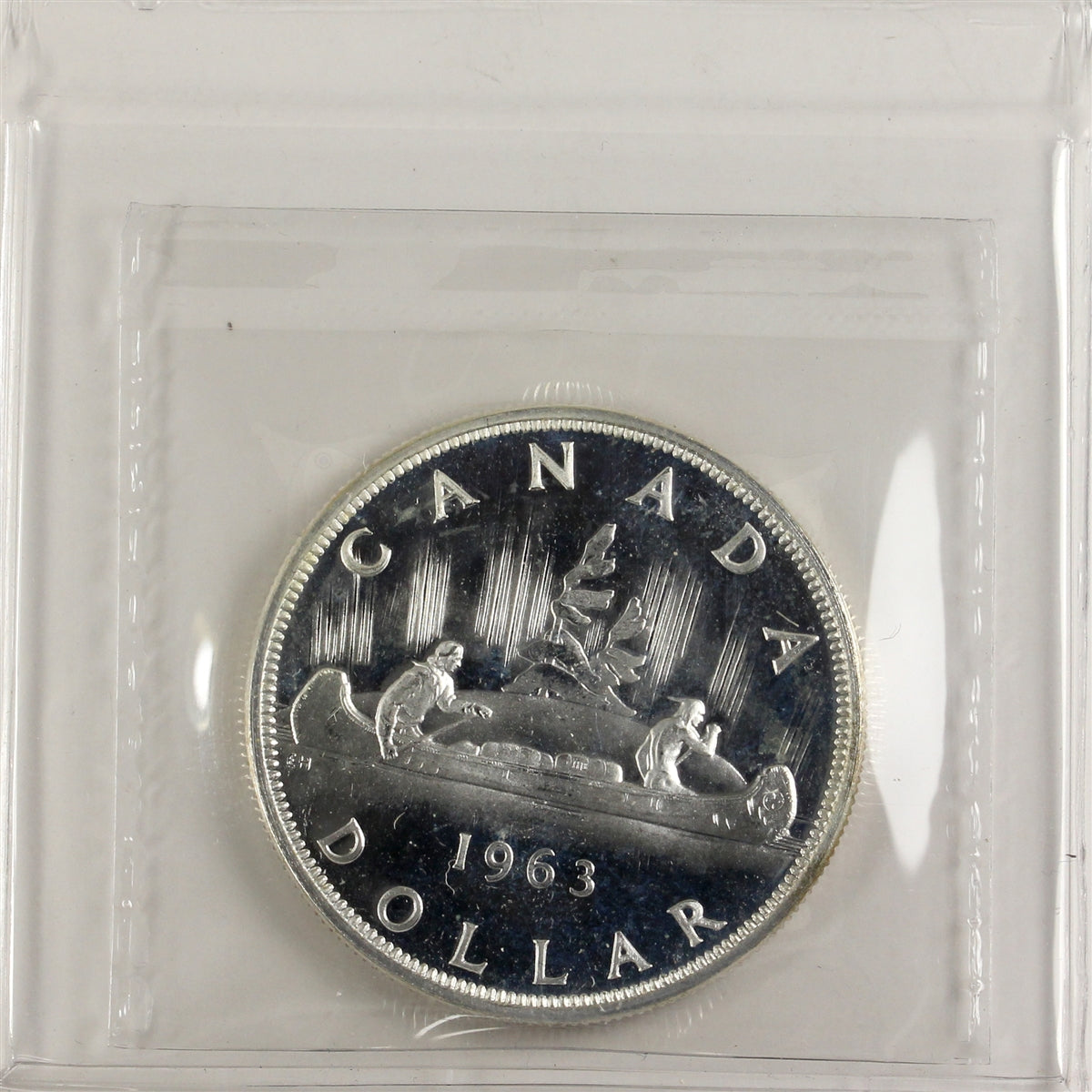 1963 Canada Dollar ICCS Certified PL65