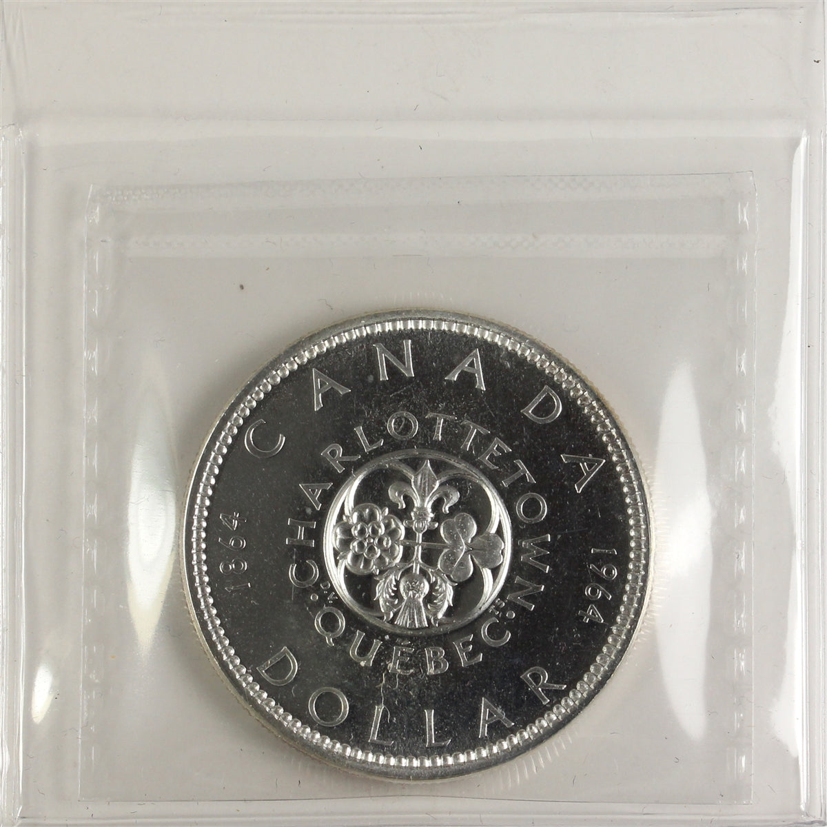 1964 Missing Dot Canada Dollar ICCS Certified PL66 Cameo