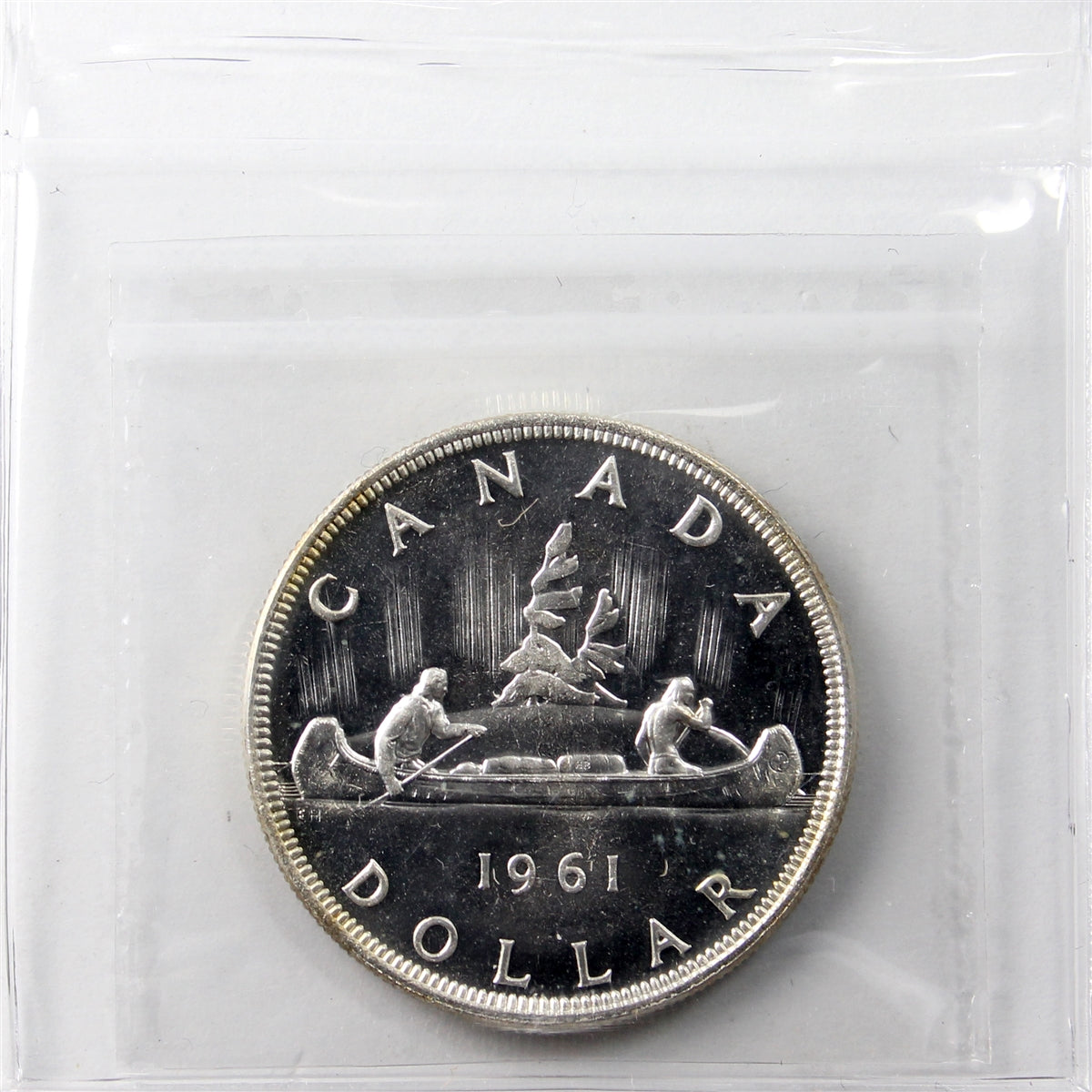 1961 Canada Dollar ICCS Certified PL65