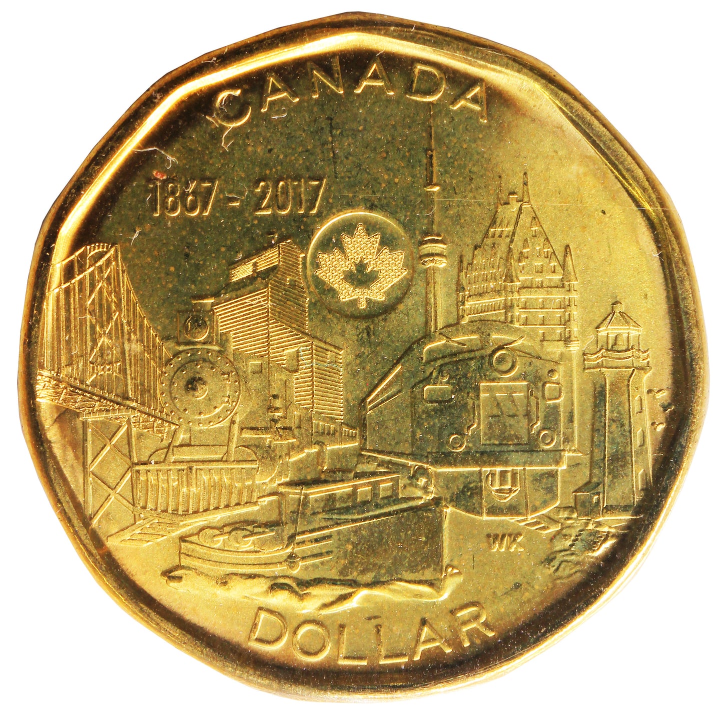 2017 Canada 150th Dollar ICCS Certified MS66