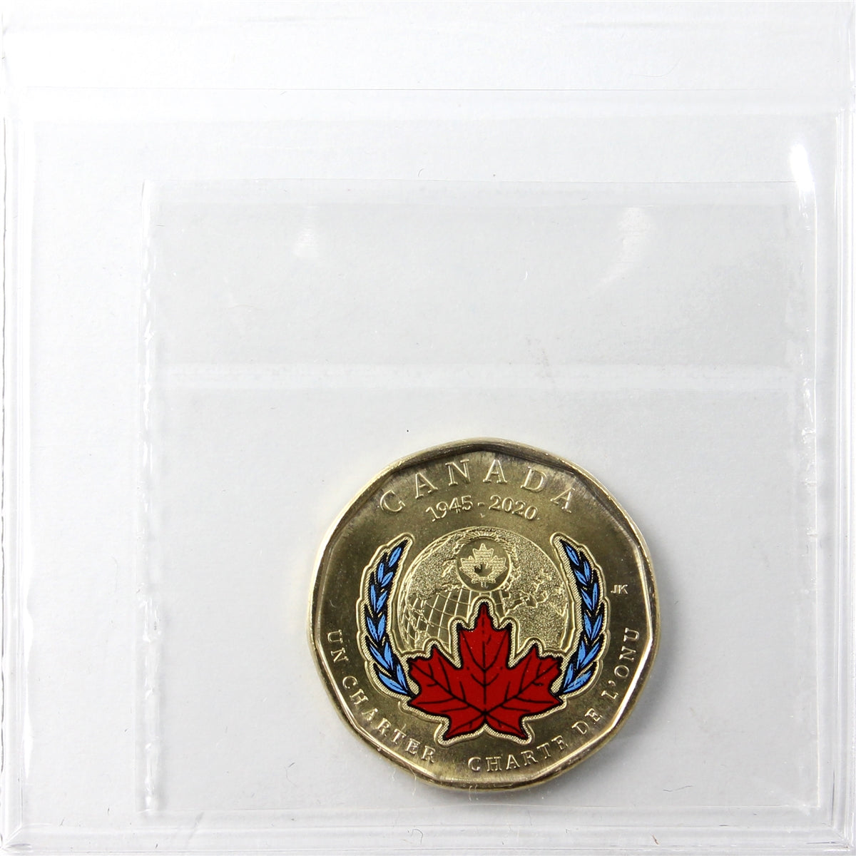 2020 Coloured United Nations Canada Dollar ICCS Certified MS65