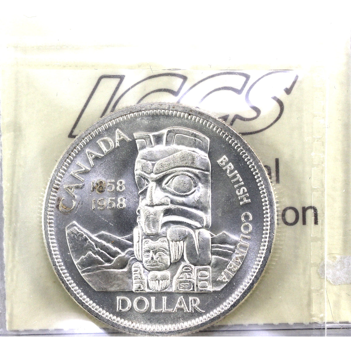1958 Canada Dollar ICCS Certified MS64