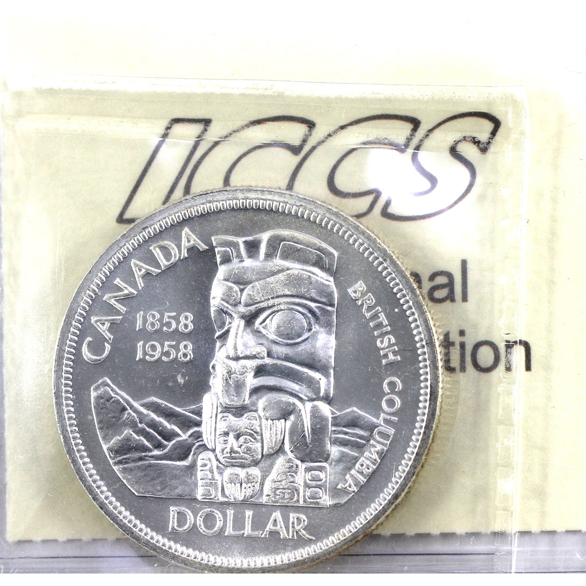1958 Canada Dollar ICCS Certified MS64