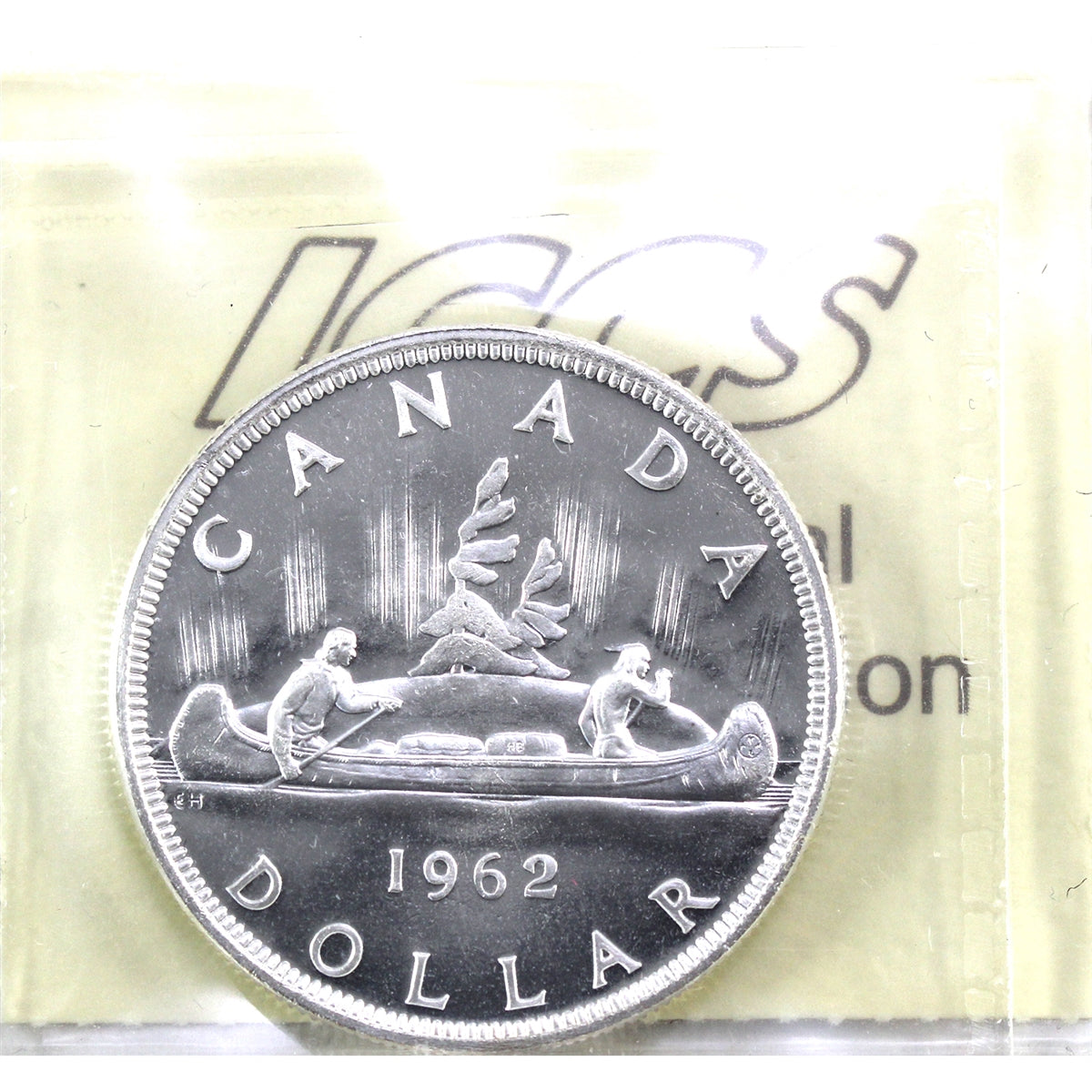 1962 Canada Dollar ICCS Certified PL66 Cameo