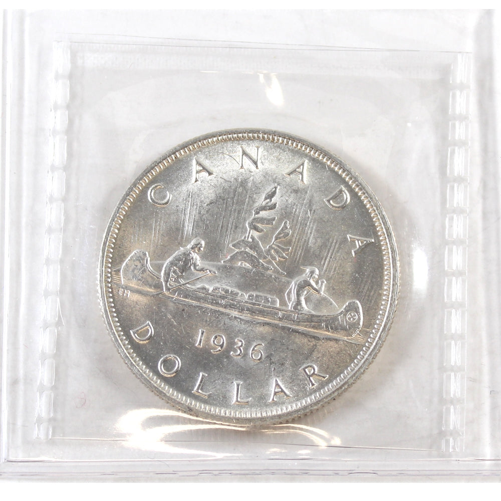 1936 Canada Dollar ICCS Certified MS60