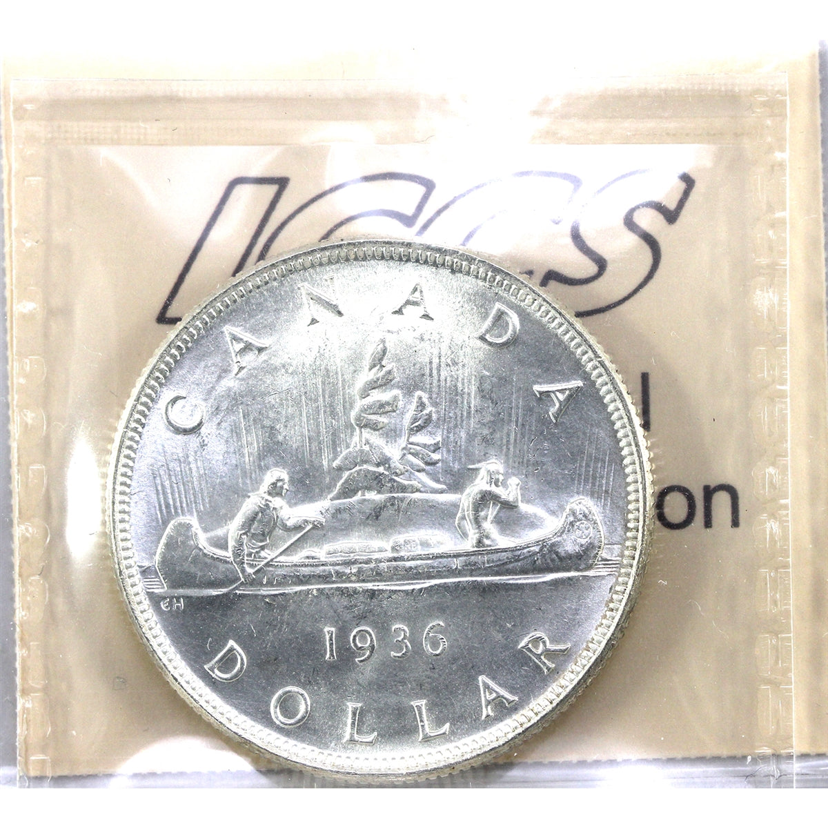 1936 Canada Dollar ICCS Certified MS64 (XZD 017)