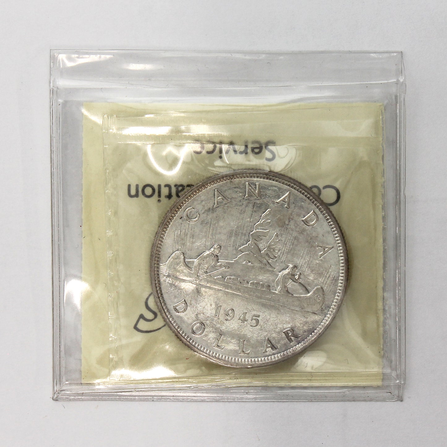 1945 Canada Dollar ICCS Certified MS62 (XFM 219)