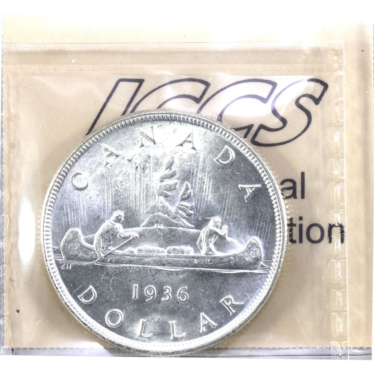 1936 Canada Dollar ICCS Certified MS62