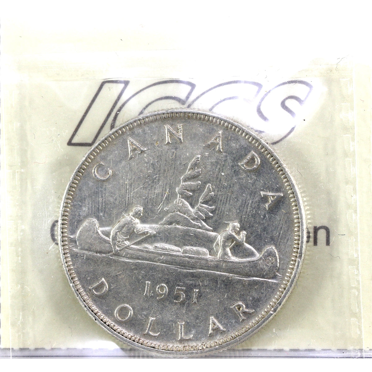 1951 Arnprior Canada Dollar ICCS Certified AU55