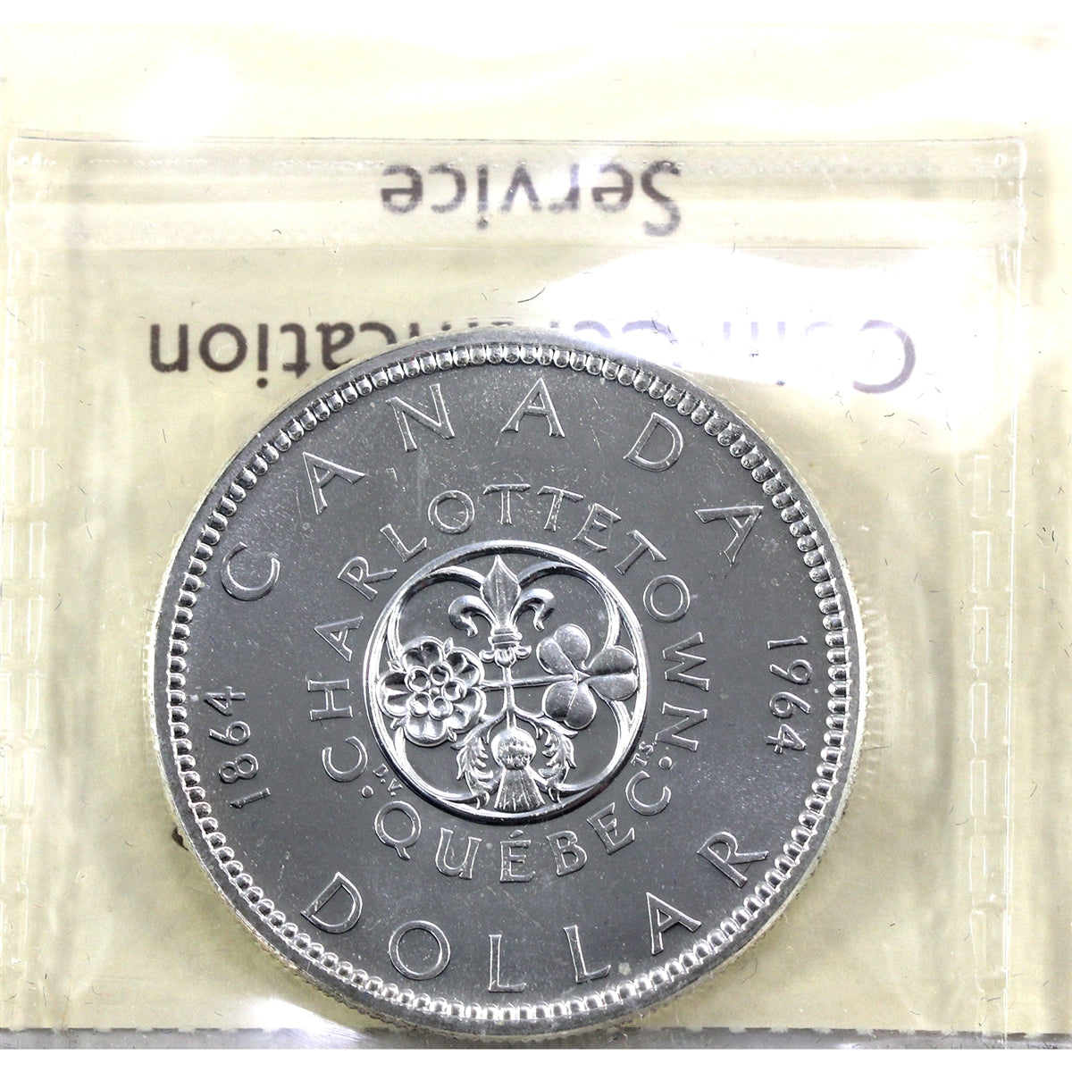 1964 Canada Dollar ICCS Certified PL66 Cameo