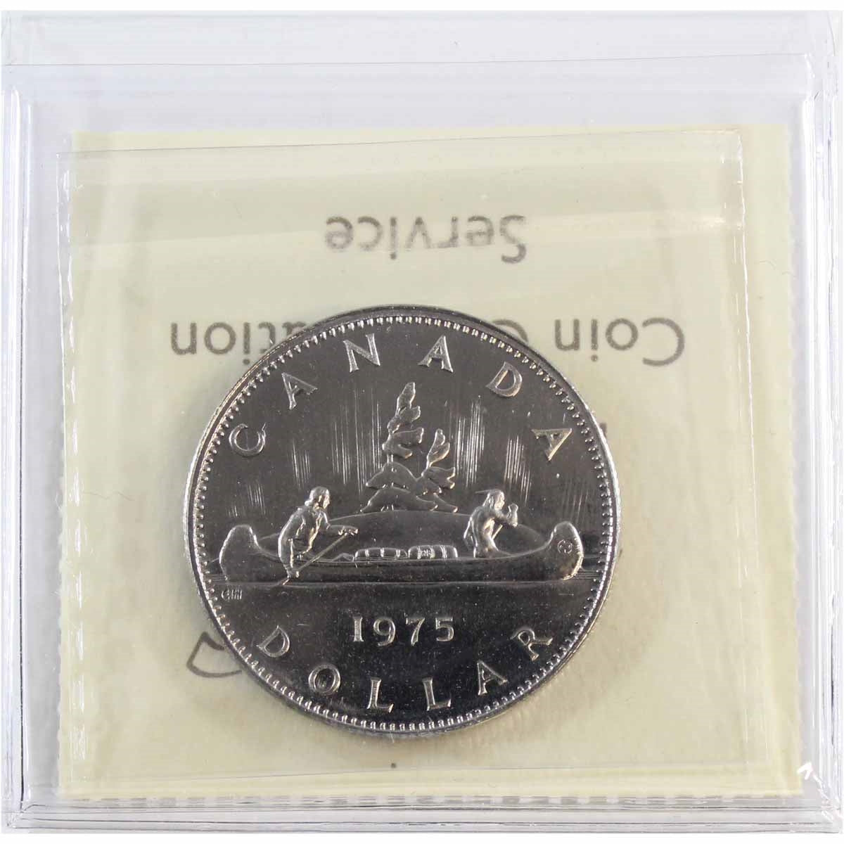 1975 Canada Nickel Dollar ICCS Certified SP65 Heavy Cameo