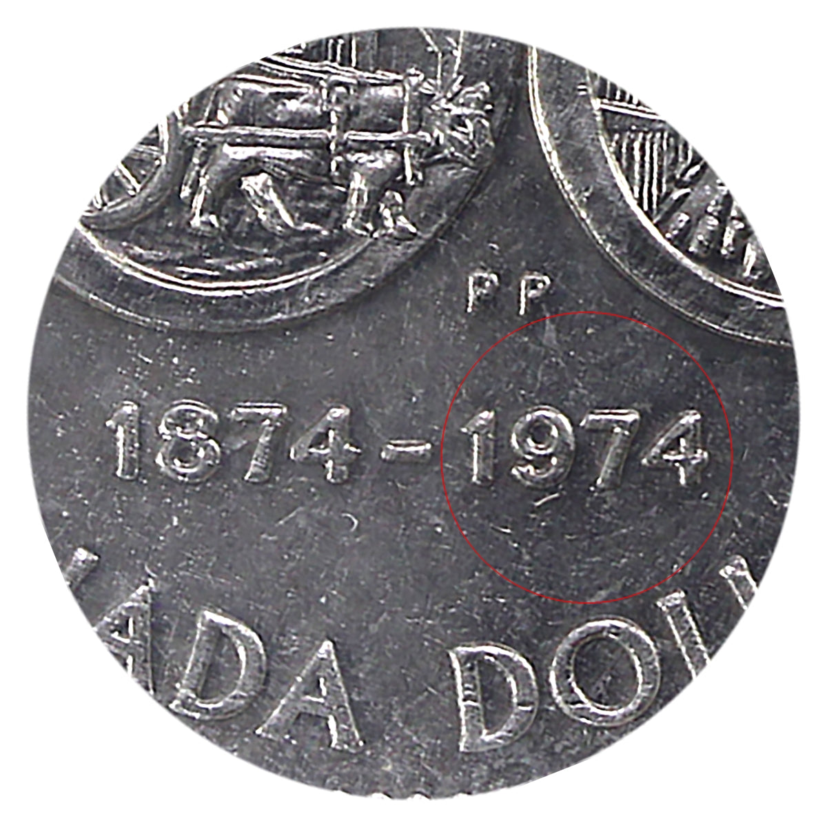 1974 Canada Nickel Dollar ICCS Certified MS62 CH# 1974 Rev-005