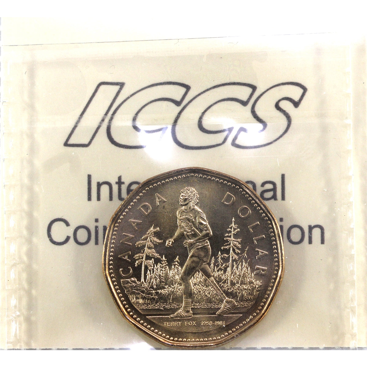 2005 No Grass Terry Fox Canada Dollar ICCS Certified MS64