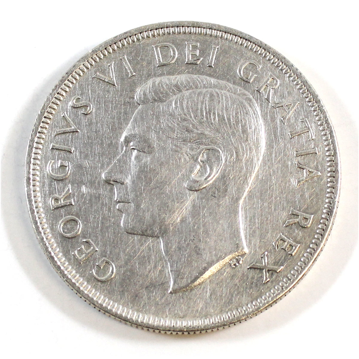 1948 Canada Dollar Extra Fine (EF40) Scratched $