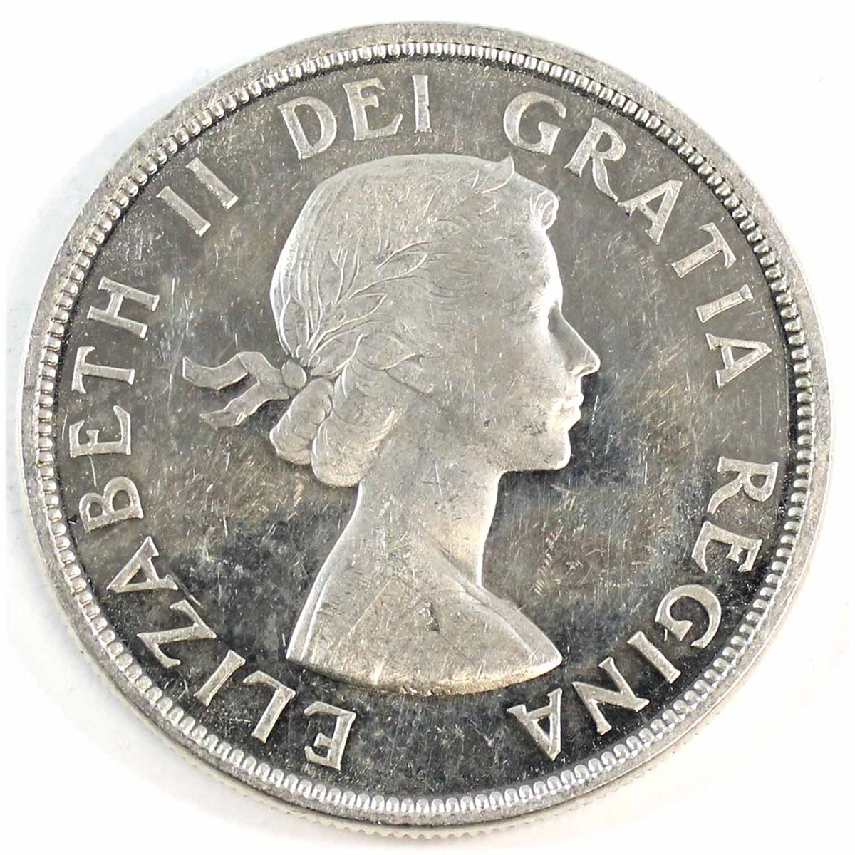 1956 Canada Dollar AU-UNC Cameo (AU55)