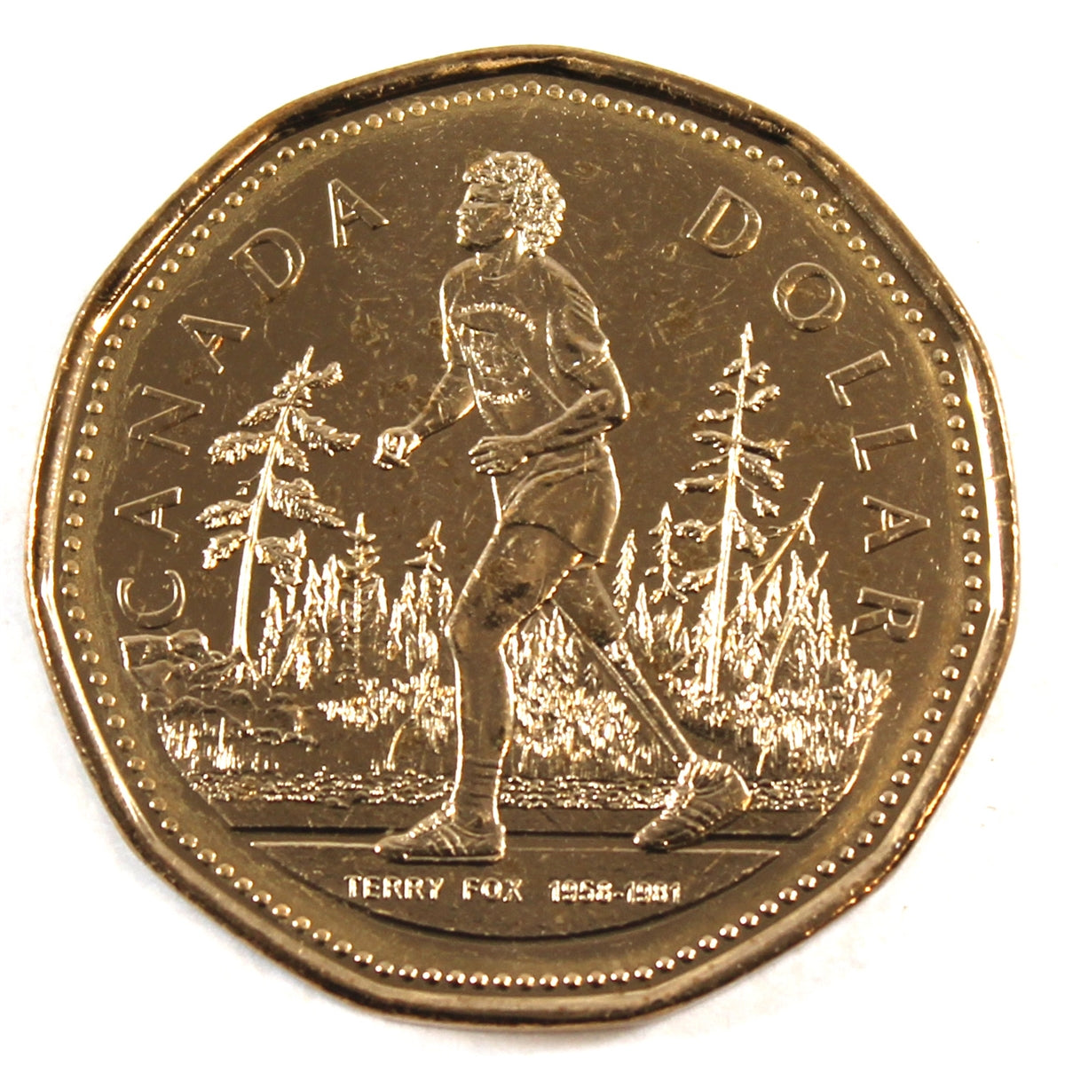 2005 Terry Fox (No Grass) Canada Dollar Brilliant Uncirculated (MS63)