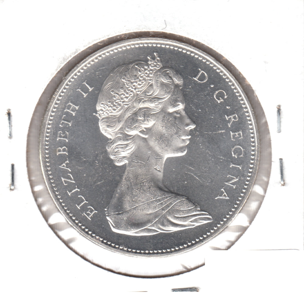 1965 Medium Beads Ptd. 5 (Variety 5) Canada Dollar UNC+ Heavy Cameo (MS62)