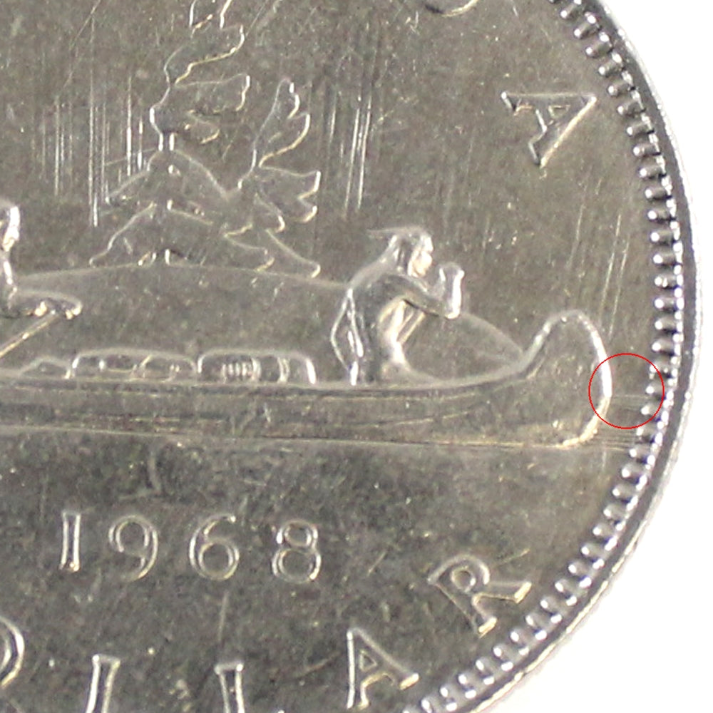 1968 DHL #1 Canada Nickel Dollar UNC+ (MS62)