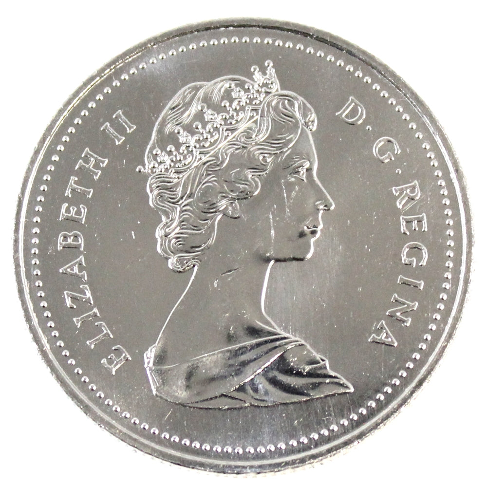 1986 Canada Nickel Dollar Choice BU (MS64)