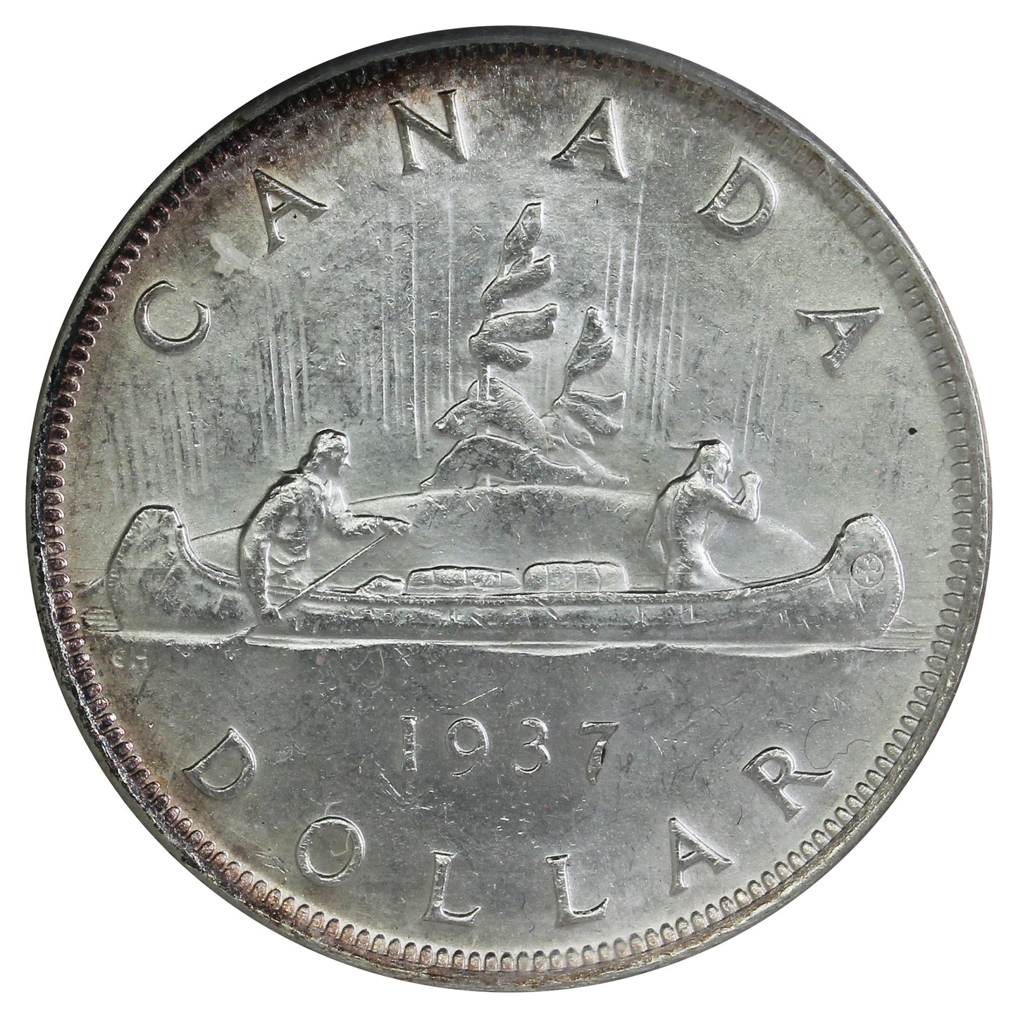 1937 Canada Dollar ICCS Certified MS62