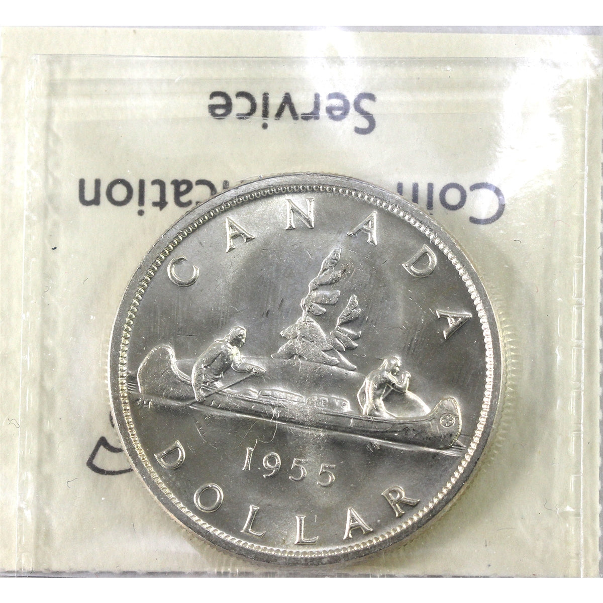 1955 Canada Dollar ICCS Certified MS64