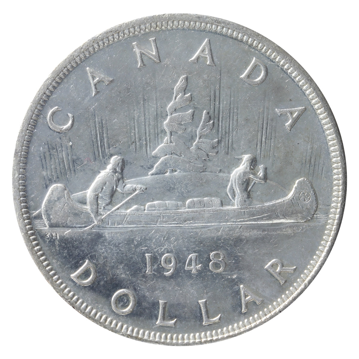 1948 Canada Dollar ICCS Certified AU55