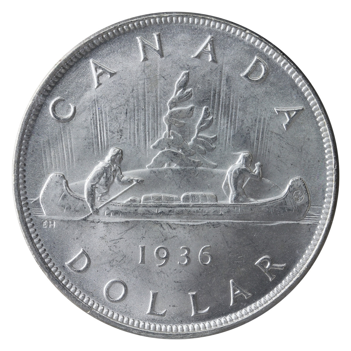 1936 Canada Dollar ICCS Certified MS65 (00 165)