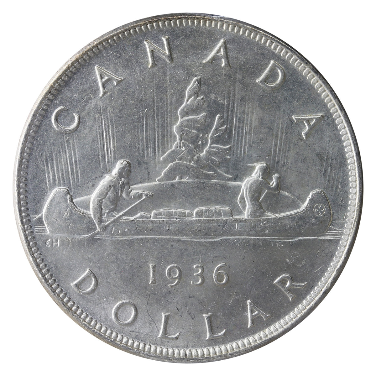 1936 Canada Dollar ICCS Certified MS64 (XAM 058)