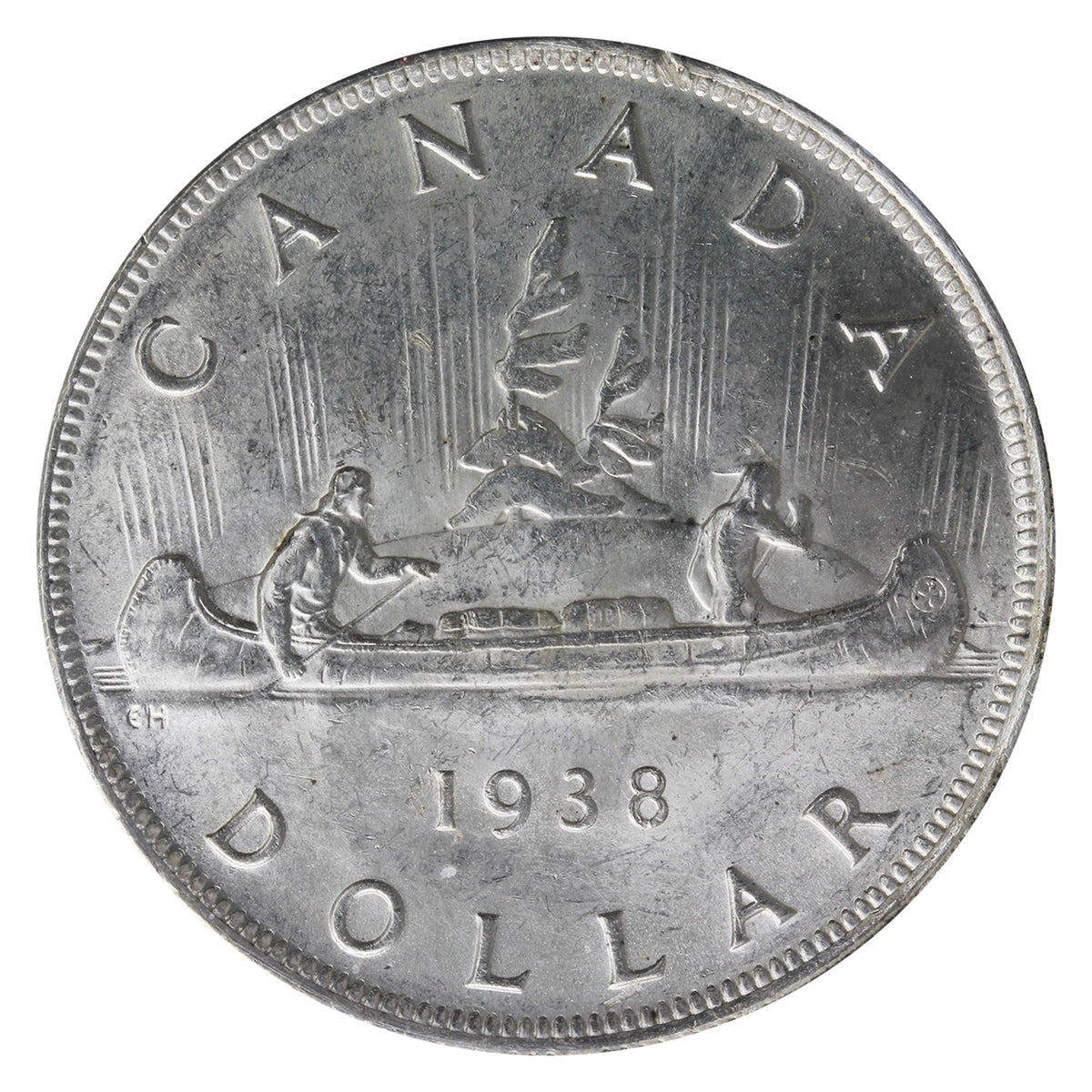 1938 Canada Dollar ICCS Certified MS-63