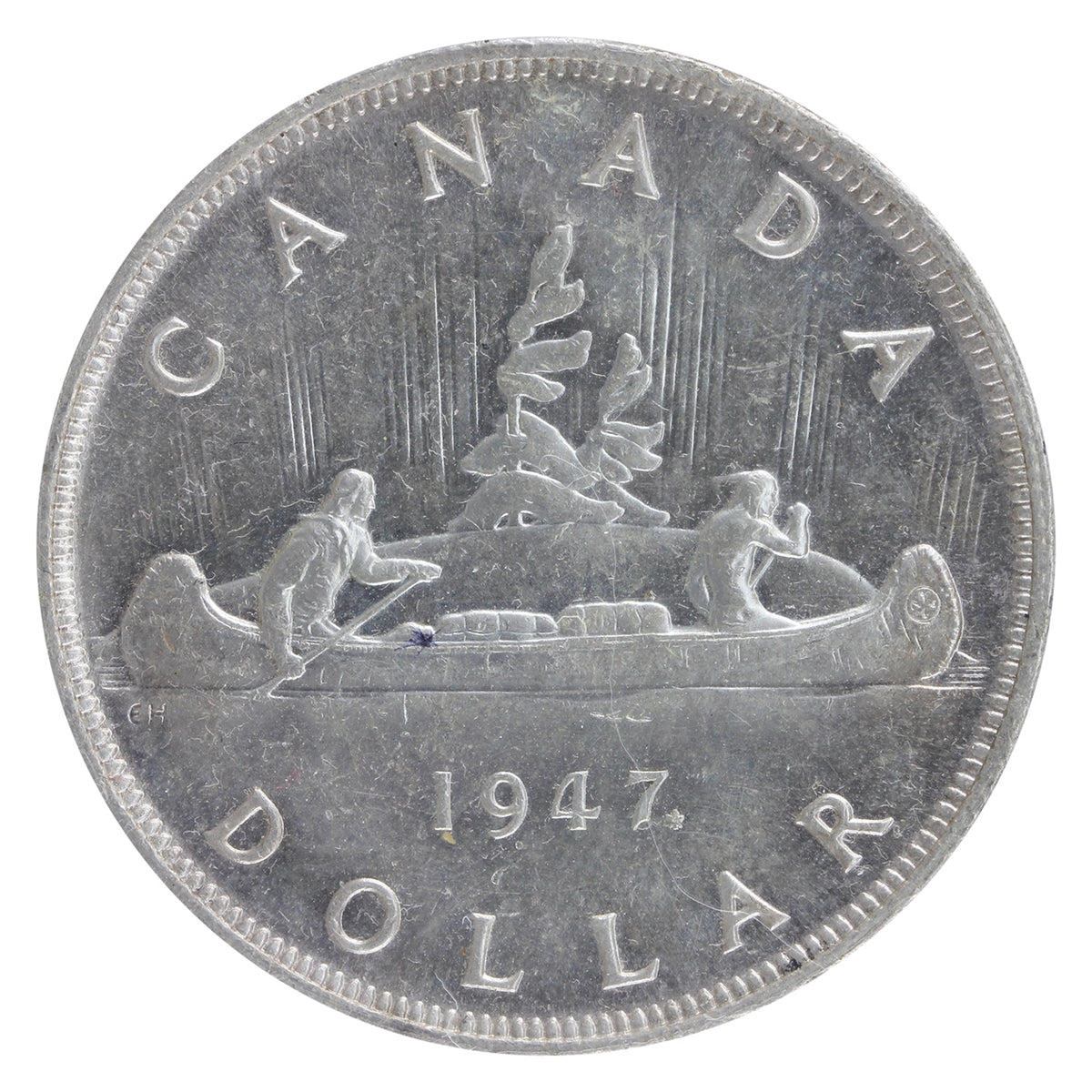 1947 Maple Leaf Canada Dollar ICCS Certified MS63