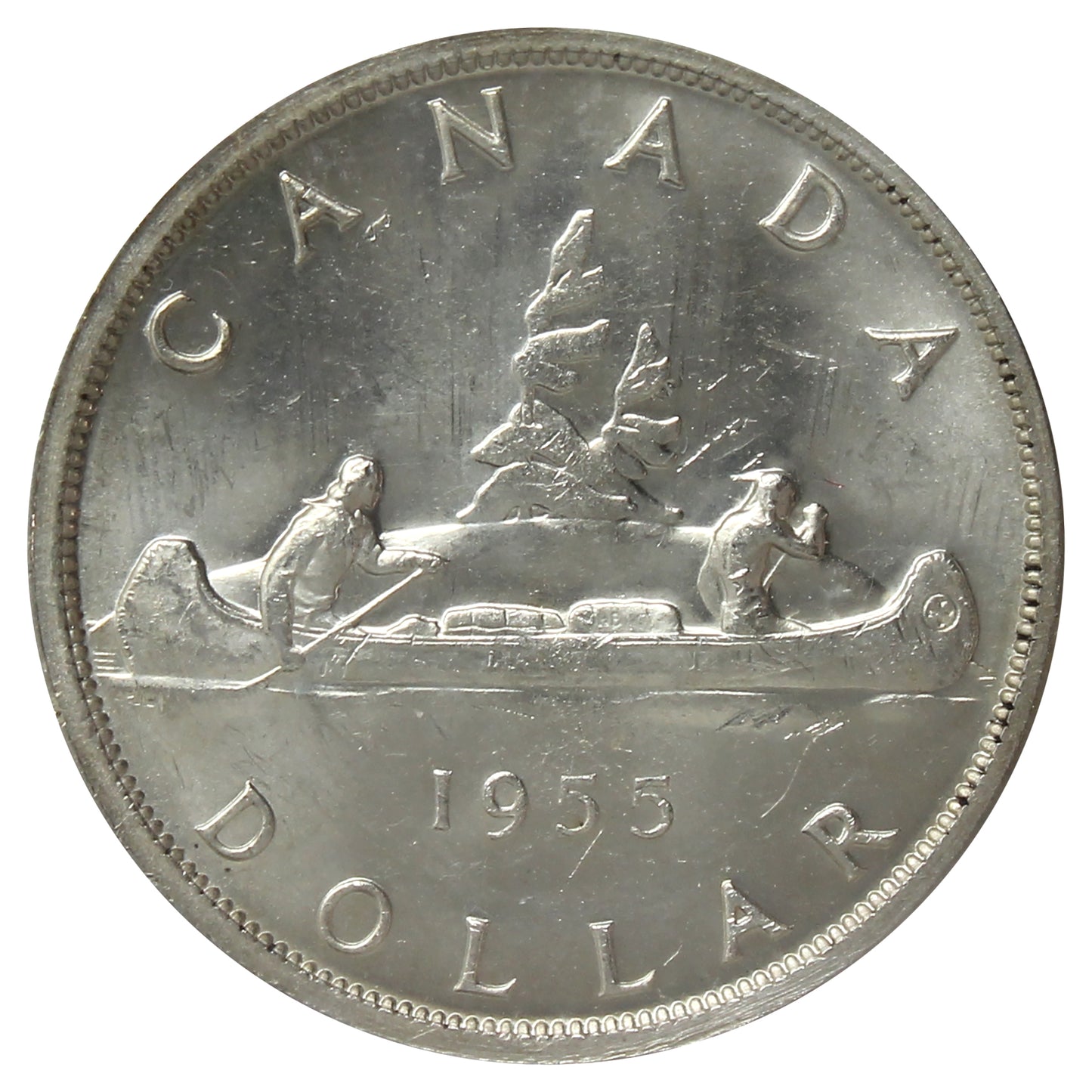 1955 Arnprior with Die Breaks Canada ICCS Certified MS63