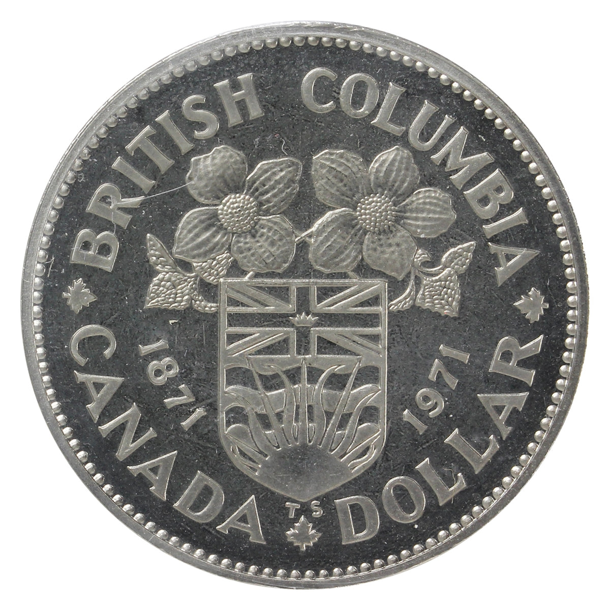 1971 Canada Nickel Dollar ICCS Certified SP66