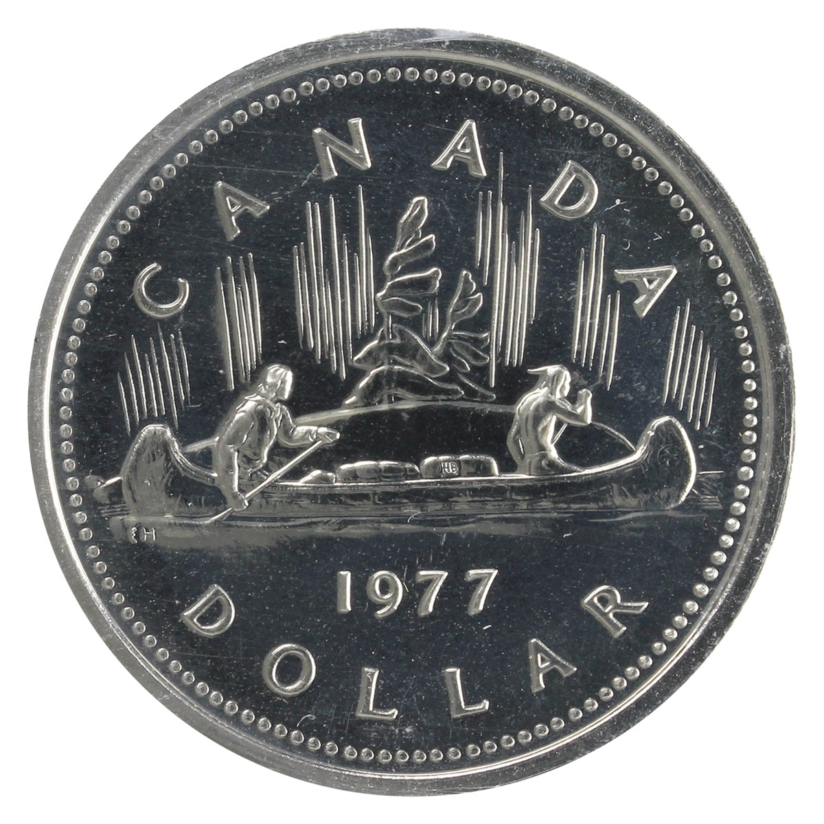 1977 Canada Nickel Dollar ICCS Certified SP66
