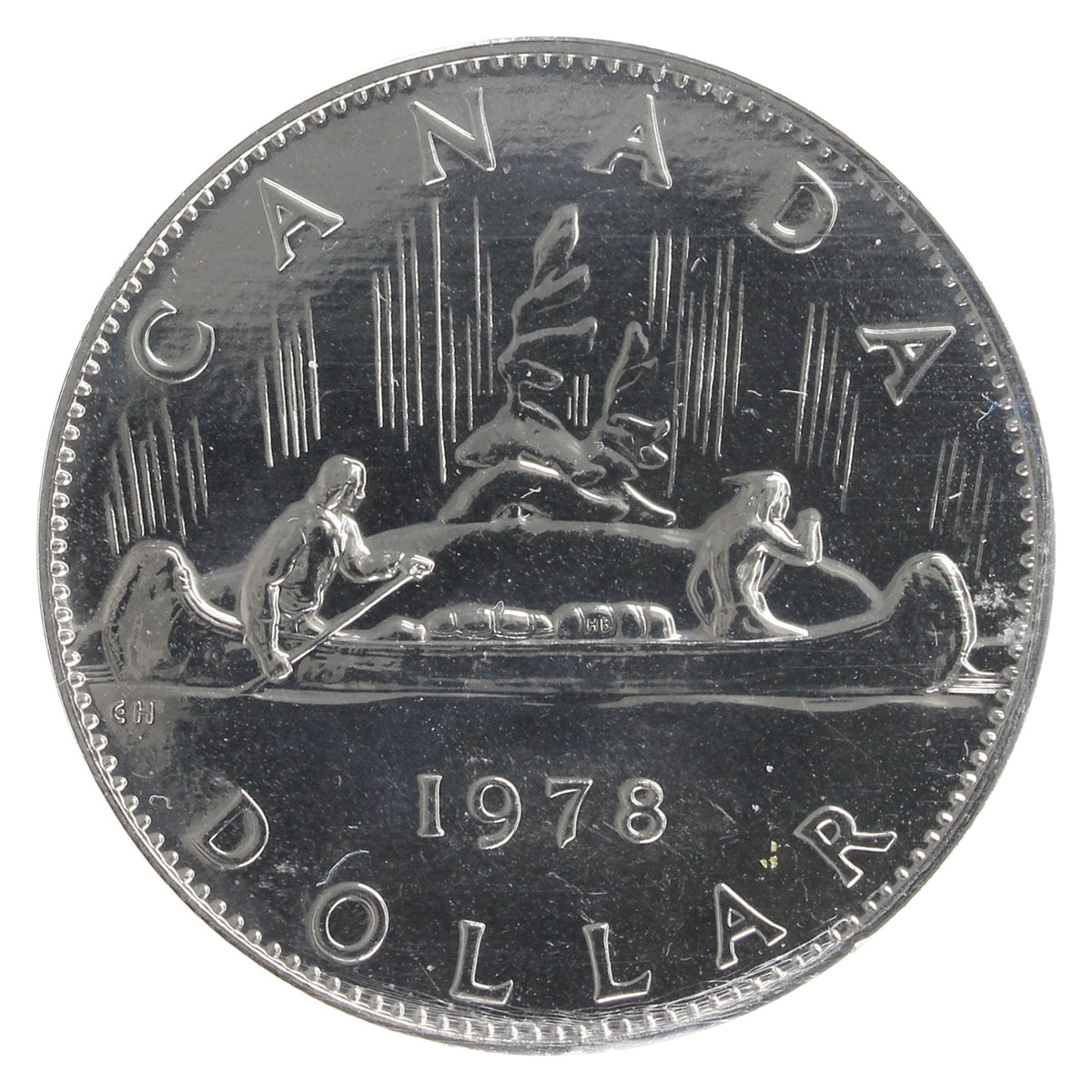 1978 Canada Nickel Dollar ICCS Certified SP-66