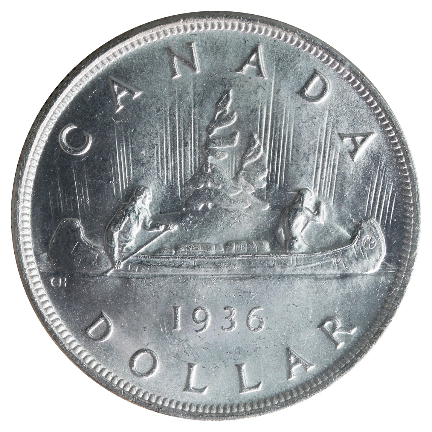 1936 Canada Dollar ICCS Certified MS65 (XAM 065)