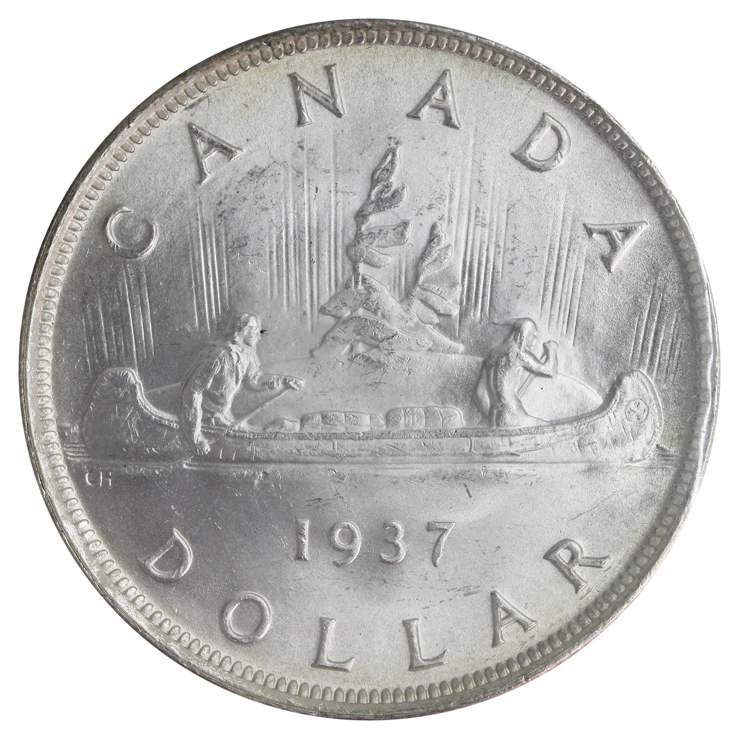 1937 Canada Dollar ICCS Certified MS64 (XAM 071)