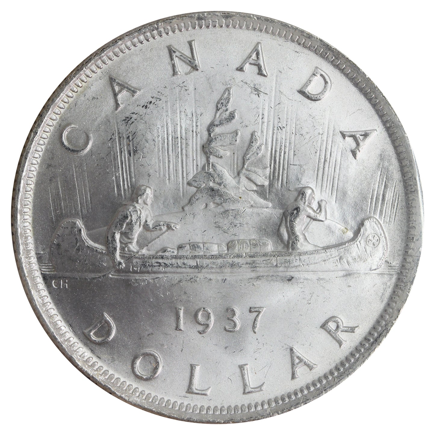 1937 Canada Dollar ICCS Certified MS64 (XAM 075)