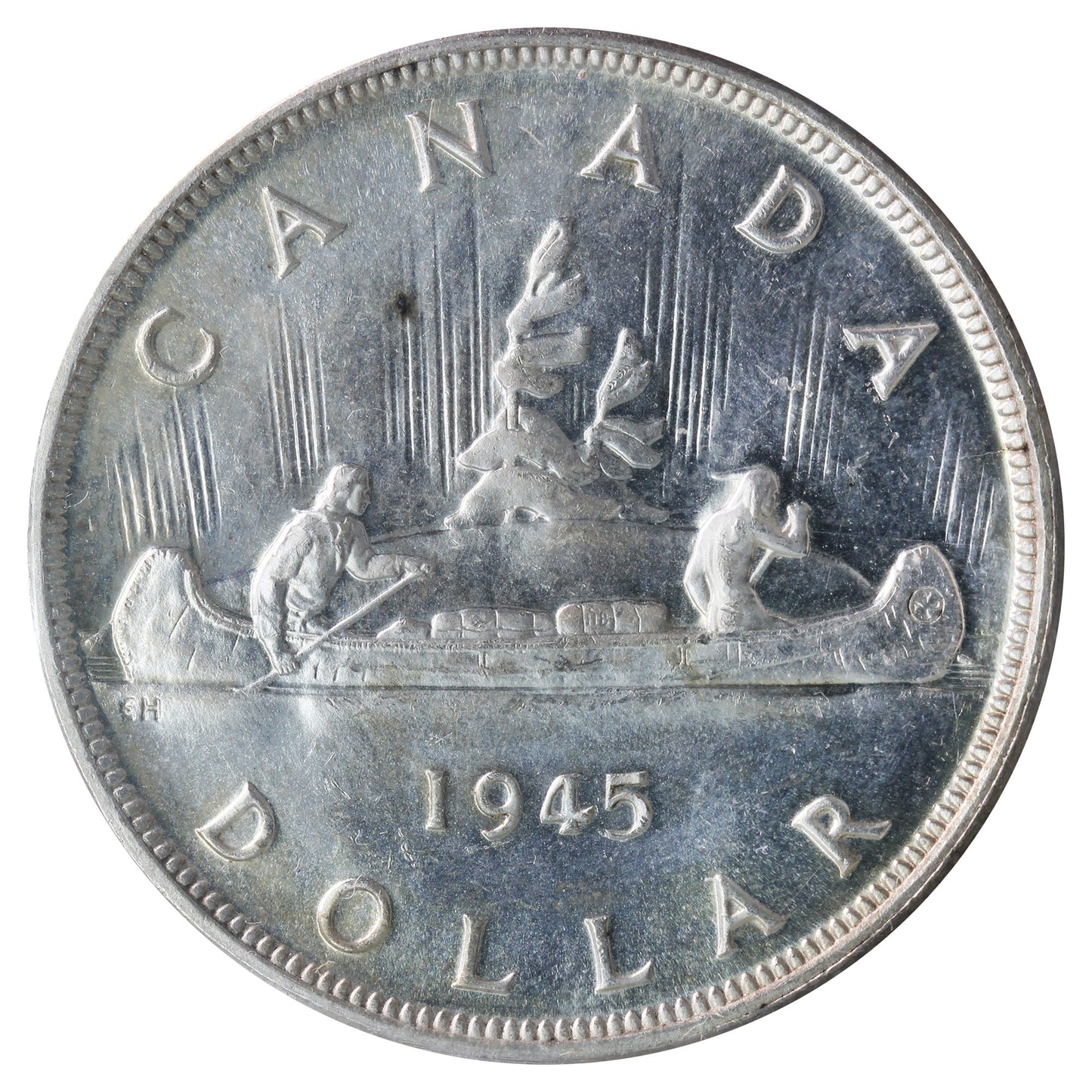 1945 Canada Dollar ICCS Certified MS63 (XXR 462)