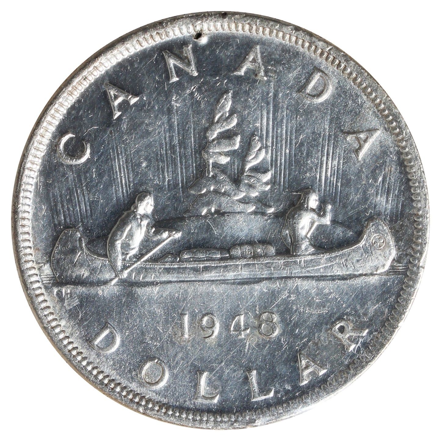 1948 Canada Dollar ICCS Certified AU55 (XHI 077)